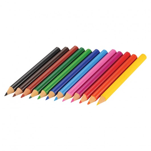12 Piece Colouring Pencils